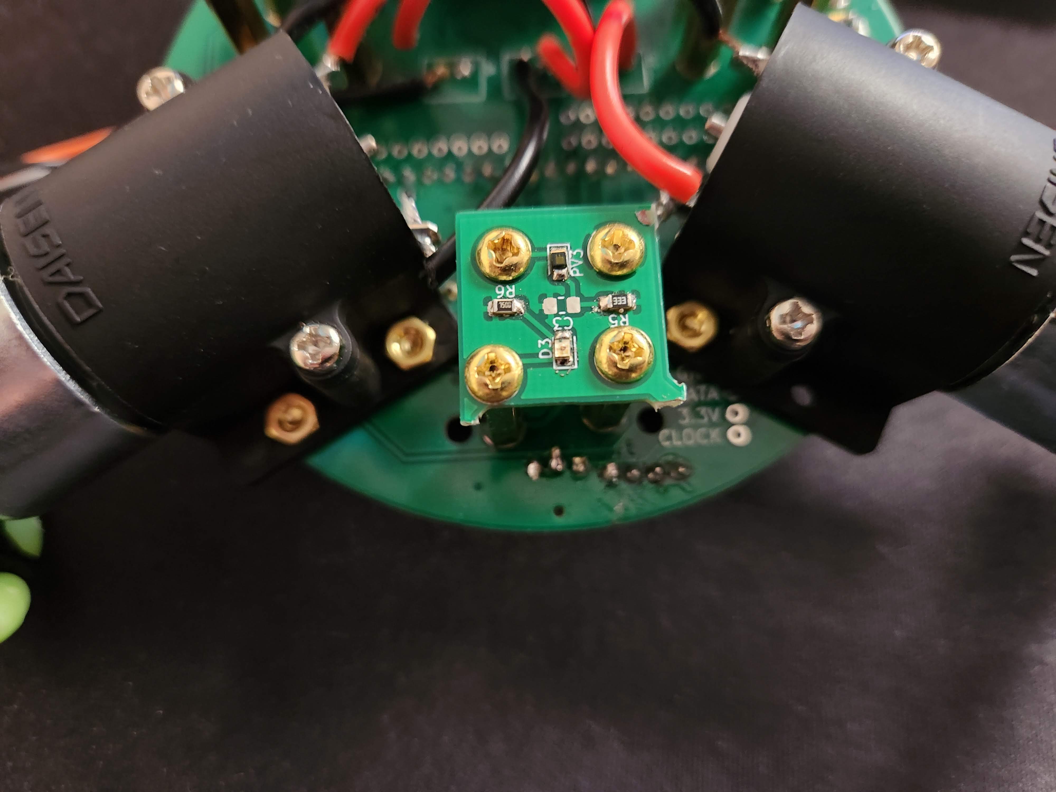 soldered motors